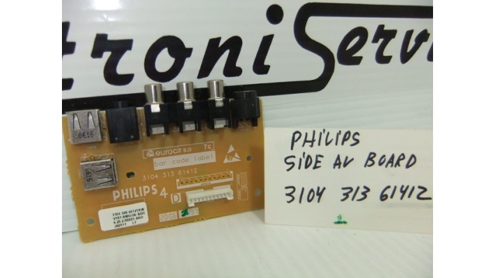 Philips 3104 313 61412 module side AV board .